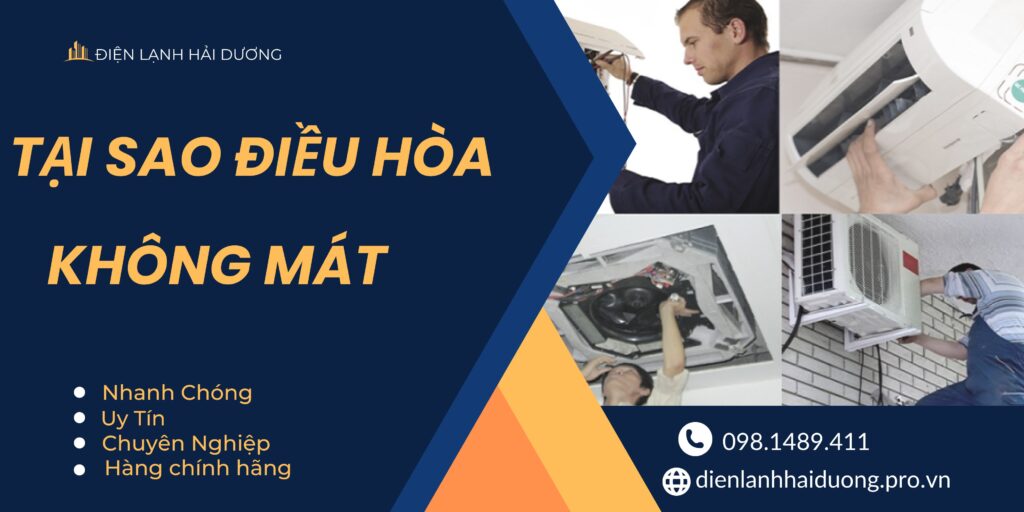 Tại sao điều hòa không mát