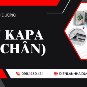 Thay kapa (Tụ 3 chân)